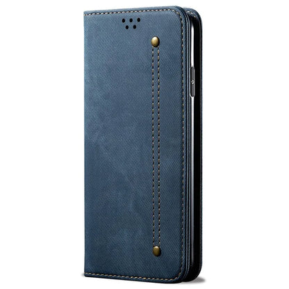 For Motorola Edge 50 Ultra 5G / Moto X50 Ultra 5G Case Flip Leather Phone Cover Jeans Cloth Texture