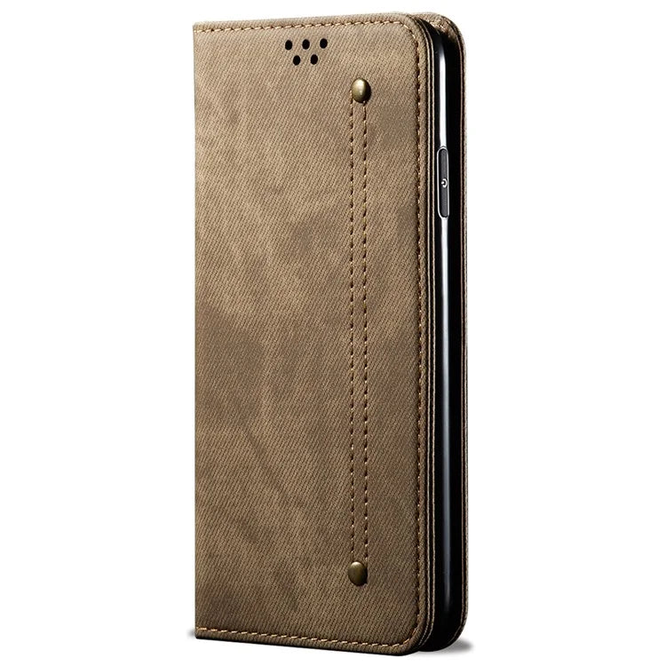 For Honor 200 Lite Case Jeans Cloth Texture Leather Phone Cover with TPU Inner Shell