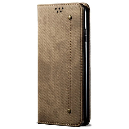 For Honor 200 Lite Case Jeans Cloth Texture Leather Phone Cover with TPU Inner Shell