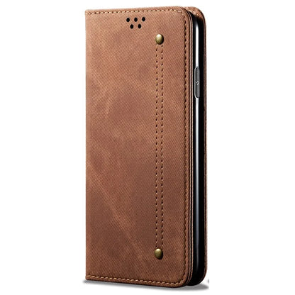 For Honor 200 Lite Case Jeans Cloth Texture Leather Phone Cover with TPU Inner Shell