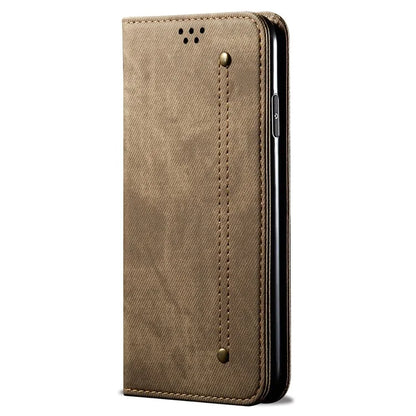 For Realme GT Neo6 SE 5G / GT Neo6 5G / GT 6T 5G / GT 6 5G Case Jeans Cloth Texture Wallet Flip Leather Phone Cover
