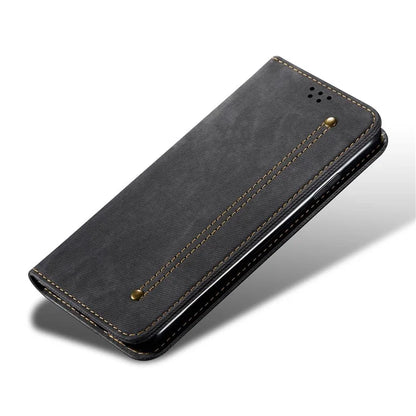 For Realme GT Neo6 SE 5G / GT Neo6 5G / GT 6T 5G / GT 6 5G Case Jeans Cloth Texture Wallet Flip Leather Phone Cover