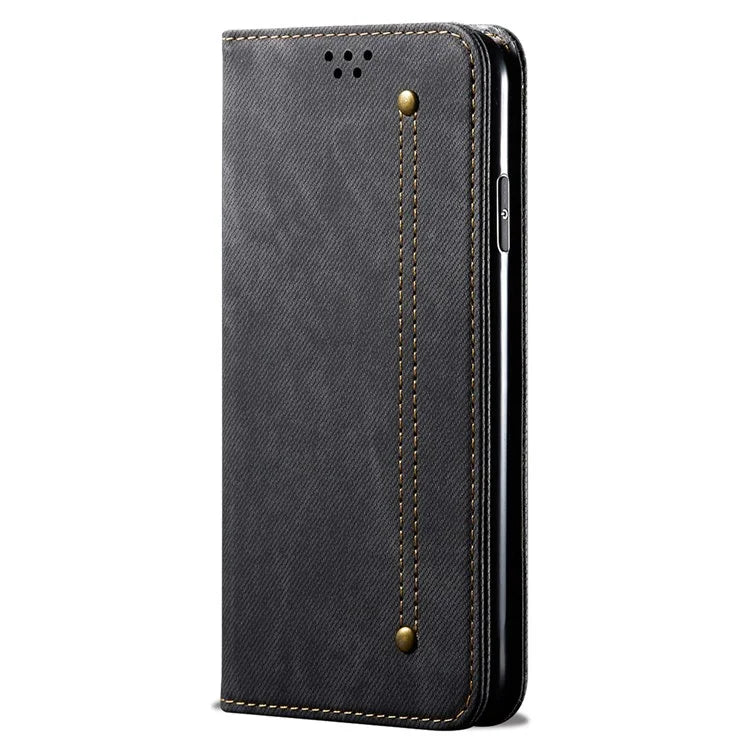 For Realme GT Neo6 SE 5G / GT Neo6 5G / GT 6T 5G / GT 6 5G Case Jeans Cloth Texture Wallet Flip Leather Phone Cover