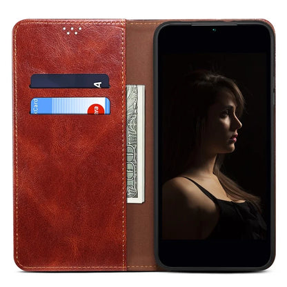 For Realme GT Neo6 SE 5G / GT Neo6 5G / GT 6T 5G / GT 6 5G Case Crazy Horse Texture Waxy Leather Phone Cover