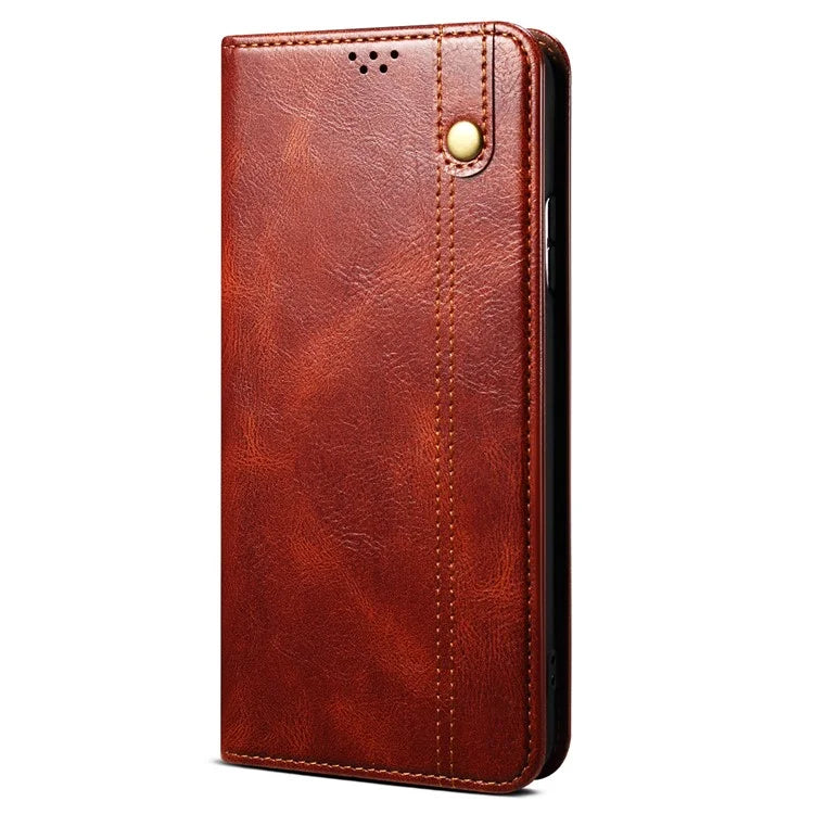 For Realme GT Neo6 SE 5G / GT Neo6 5G / GT 6T 5G / GT 6 5G Case Crazy Horse Texture Waxy Leather Phone Cover