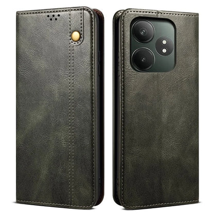 For Realme GT Neo6 SE 5G / GT Neo6 5G / GT 6T 5G / GT 6 5G Case Crazy Horse Texture Waxy Leather Phone Cover