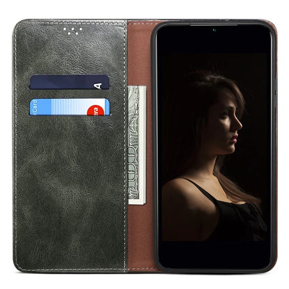 For Realme GT Neo6 SE 5G / GT Neo6 5G / GT 6T 5G / GT 6 5G Case Crazy Horse Texture Waxy Leather Phone Cover