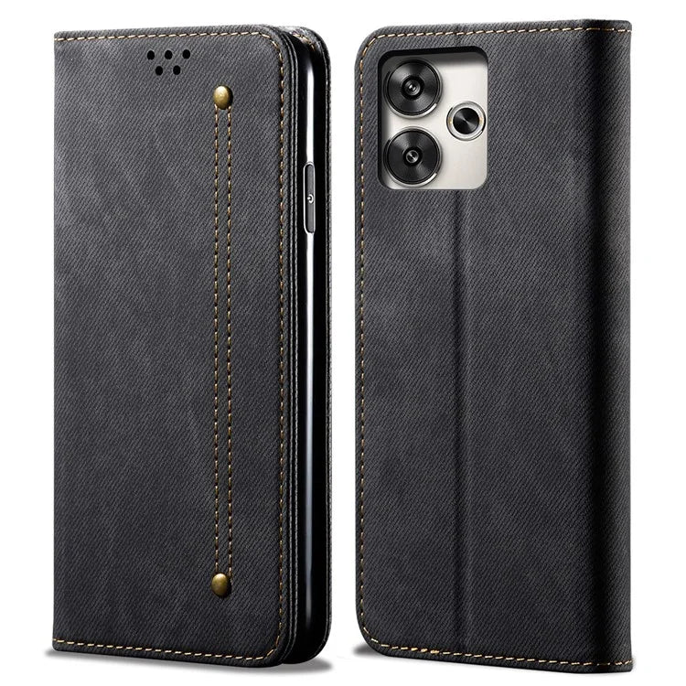 For Xiaomi Redmi 13 5G / 13 4G / Note 13R 5G / Poco M6 4G Case Leather Wallet Support Stand Phone Cover