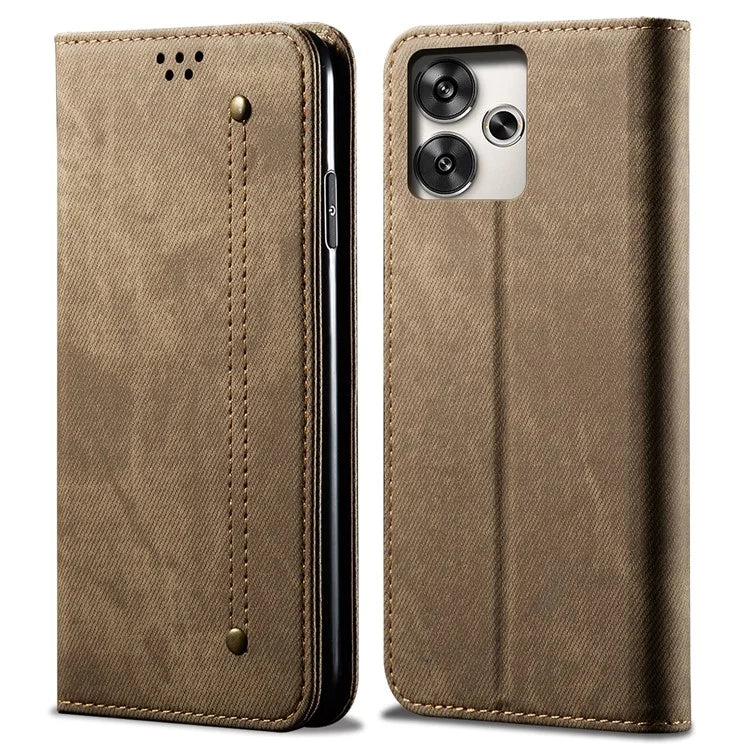For Xiaomi Redmi 13 5G / 13 4G / Note 13R 5G / Poco M6 4G Case Leather Wallet Support Stand Phone Cover