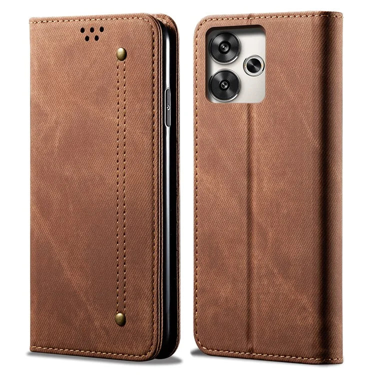 For Xiaomi Redmi 13 5G / 13 4G / Note 13R 5G / Poco M6 4G Case Leather Wallet Support Stand Phone Cover