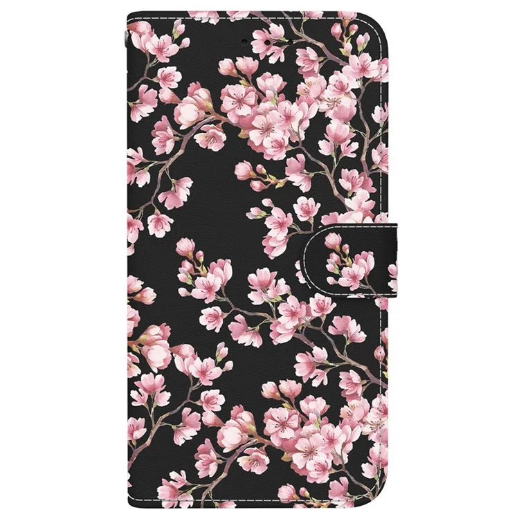 For iPhone 16 Stand Case Pattern Print Leather Wallet Phone Cover