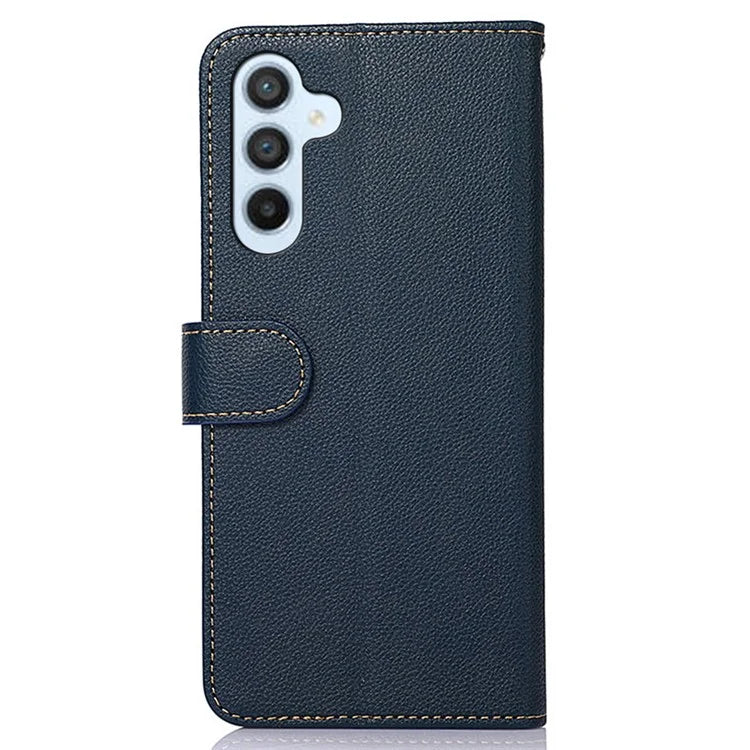 KHAZNEH For Samsung Galaxy S24 FE Case RFID Blocking Leather Phone Cover