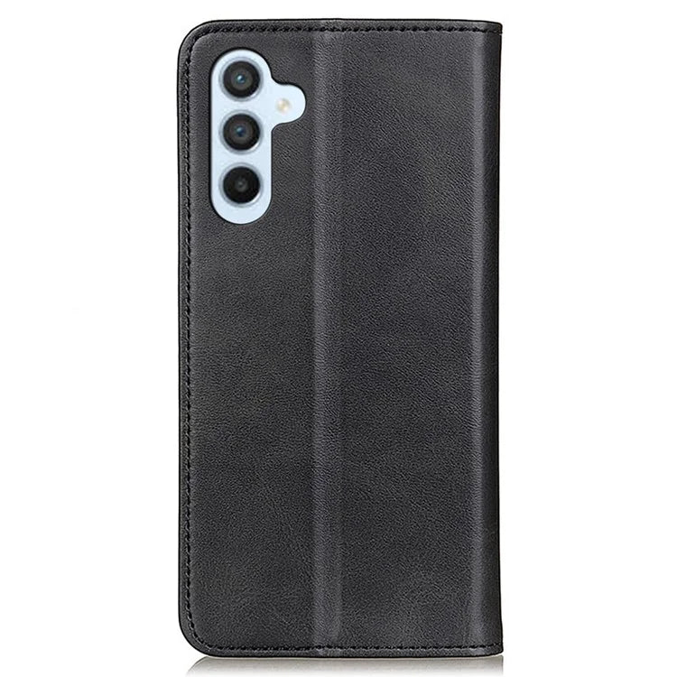 For Samsung Galaxy S24 FE Stand Case Cowhide Texture Split Leather Flip Phone Cover