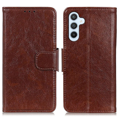 For Samsung Galaxy S24 FE Case Nappa Texture Split Leather Wallet Phone Cover