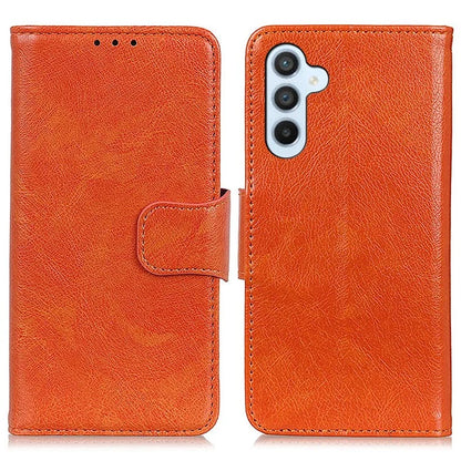 For Samsung Galaxy S24 FE Case Nappa Texture Split Leather Wallet Phone Cover