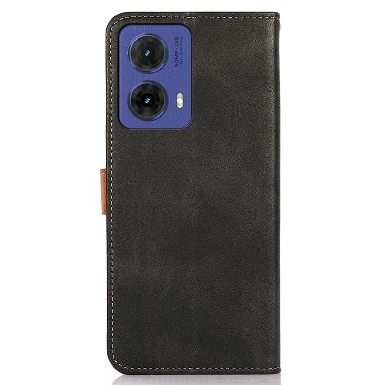 KHAZNEH For Motorola Moto G85 5G / S50 Neo 5G Wallet Phone Case Stand PU Leather Flip Cover