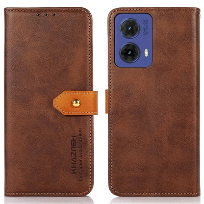 KHAZNEH For Motorola Moto G85 5G / S50 Neo 5G Wallet Phone Case Stand PU Leather Flip Cover