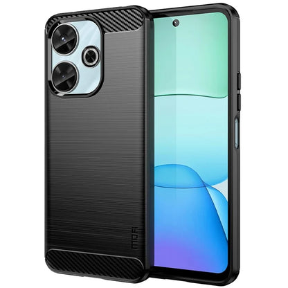 MOFI JK TPU Series-1 For Xiaomi Redmi 13 5G / 13 4G / Redmi Note 13R 5G TPU Phone Case Carbon Fiber Texture