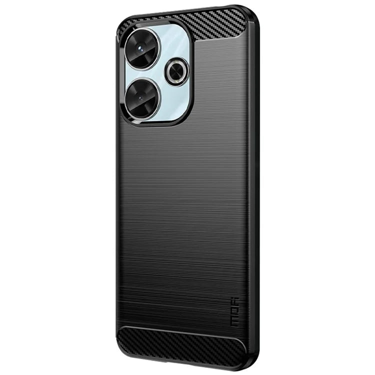 MOFI JK TPU Series-1 For Xiaomi Redmi 13 5G / 13 4G / Redmi Note 13R 5G TPU Phone Case Carbon Fiber Texture