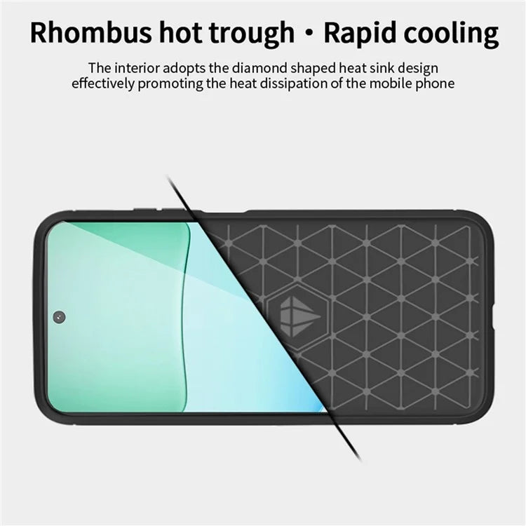 MOFI JK TPU Series-1 For Xiaomi Redmi 13 5G / 13 4G / Redmi Note 13R 5G TPU Phone Case Carbon Fiber Texture