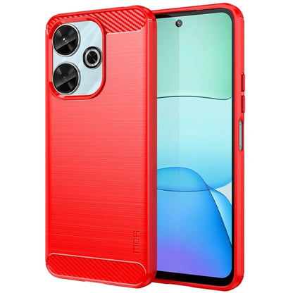 MOFI JK TPU Series-1 For Xiaomi Redmi 13 5G / 13 4G / Redmi Note 13R 5G TPU Phone Case Carbon Fiber Texture