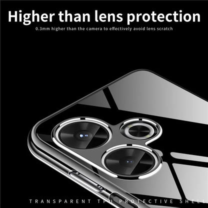 MOFI For Xiaomi Redmi 13 5G / 13 4G Case Clear TPU Phone Cover Scratch Protection