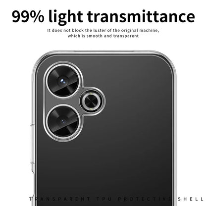 MOFI For Xiaomi Redmi 13 5G / 13 4G Case Clear TPU Phone Cover Scratch Protection