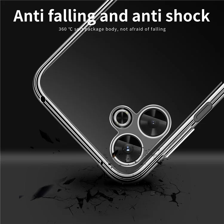 MOFI For Xiaomi Redmi 13 5G / 13 4G Case Clear TPU Phone Cover Scratch Protection