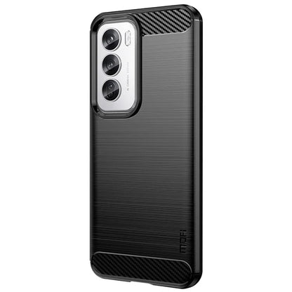 MOFI JK TPU Series-1 For Oppo Reno12 5G (Global) Case Carbon Fiber Texture TPU Soft Phone Cover