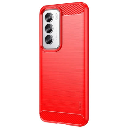 MOFI JK TPU Series-1 For Oppo Reno12 5G (Global) Case Carbon Fiber Texture TPU Soft Phone Cover