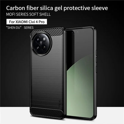 MOFI JK TPU Series-1 For Xiaomi Civi 4 Pro 5G / 14 Civi 5G Case Brushed TPU Phone Cover