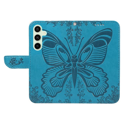 For Samsung Galaxy S24 FE Case Stand PU Leather Wallet Phone Cover Butterfly Pattern
