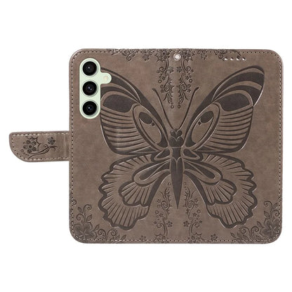 For Samsung Galaxy S24 FE Case Stand PU Leather Wallet Phone Cover Butterfly Pattern