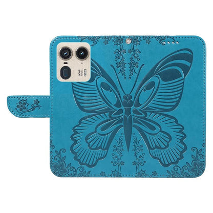 For Motorola Moto X50 Ultra 5G / Edge 50 Ultra 5G Case Butterfly PU Leather Phone Cover Folio Wallet