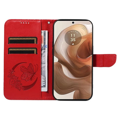 For Motorola Moto X50 Ultra 5G / Edge 50 Ultra 5G Case Butterfly PU Leather Phone Cover Folio Wallet