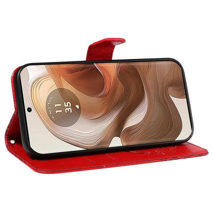 For Motorola Moto X50 Ultra 5G / Edge 50 Ultra 5G Case Butterfly PU Leather Phone Cover Folio Wallet