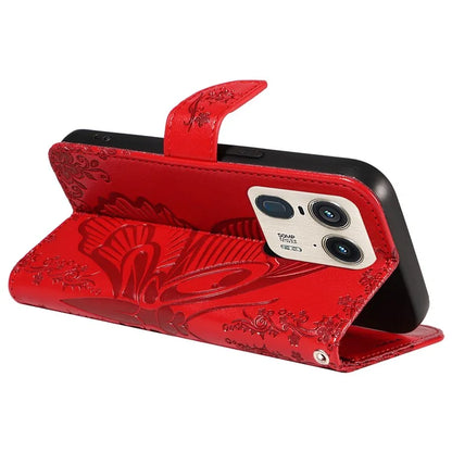 For Motorola Moto X50 Ultra 5G / Edge 50 Ultra 5G Case Butterfly PU Leather Phone Cover Folio Wallet