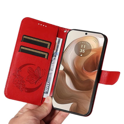 For Motorola Moto X50 Ultra 5G / Edge 50 Ultra 5G Case Butterfly PU Leather Phone Cover Folio Wallet