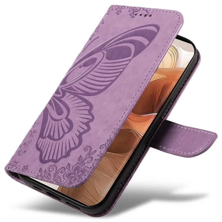 For Motorola Moto X50 Ultra 5G / Edge 50 Ultra 5G Case Butterfly PU Leather Phone Cover Folio Wallet