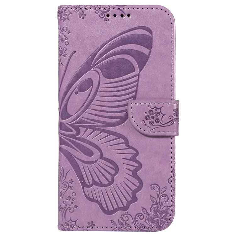 For Motorola Moto X50 Ultra 5G / Edge 50 Ultra 5G Case Butterfly PU Leather Phone Cover Folio Wallet