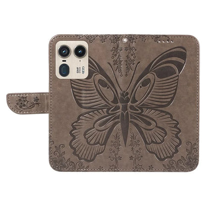 For Motorola Moto X50 Ultra 5G / Edge 50 Ultra 5G Case Butterfly PU Leather Phone Cover Folio Wallet