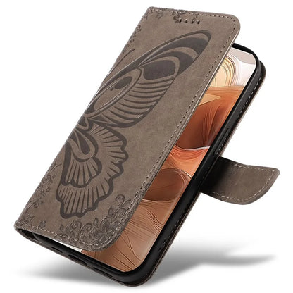 For Motorola Moto X50 Ultra 5G / Edge 50 Ultra 5G Case Butterfly PU Leather Phone Cover Folio Wallet