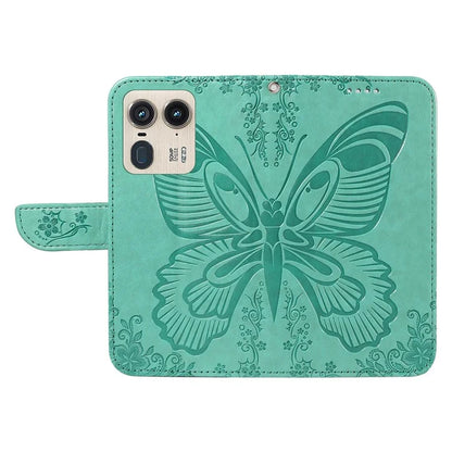 For Motorola Moto X50 Ultra 5G / Edge 50 Ultra 5G Case Butterfly PU Leather Phone Cover Folio Wallet