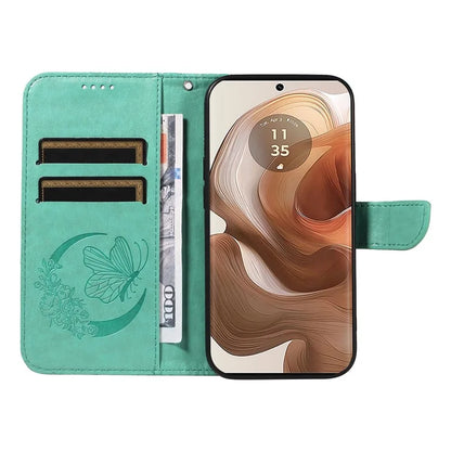 For Motorola Moto X50 Ultra 5G / Edge 50 Ultra 5G Case Butterfly PU Leather Phone Cover Folio Wallet