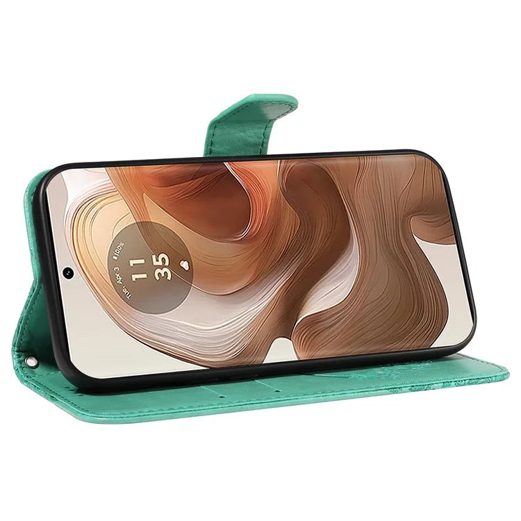 For Motorola Moto X50 Ultra 5G / Edge 50 Ultra 5G Case Butterfly PU Leather Phone Cover Folio Wallet