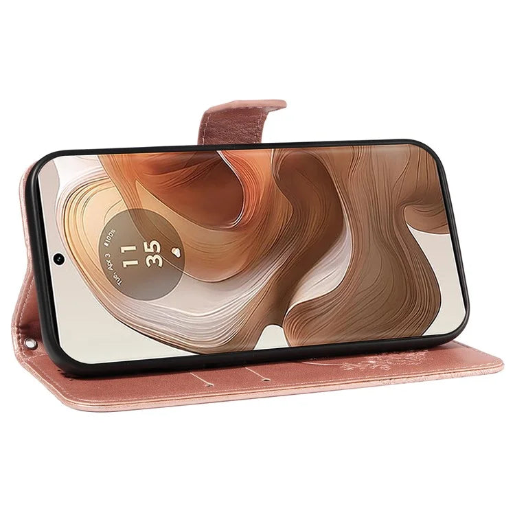 For Motorola Moto X50 Ultra 5G / Edge 50 Ultra 5G Case Butterfly PU Leather Phone Cover Folio Wallet
