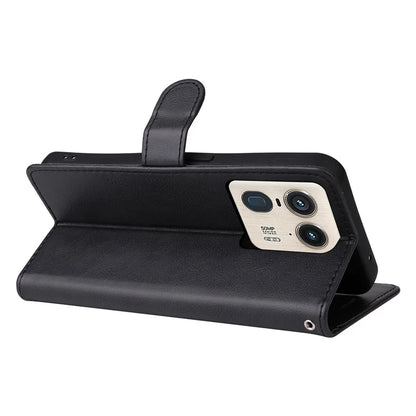KT Leather Series-2 for Motorola Moto X50 Ultra 5G / Edge 50 Ultra 5G Case Wallet Solid Color Leather Phone Cover