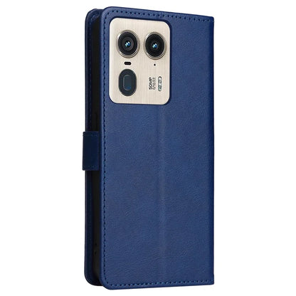 KT Leather Series-2 for Motorola Moto X50 Ultra 5G / Edge 50 Ultra 5G Case Wallet Solid Color Leather Phone Cover