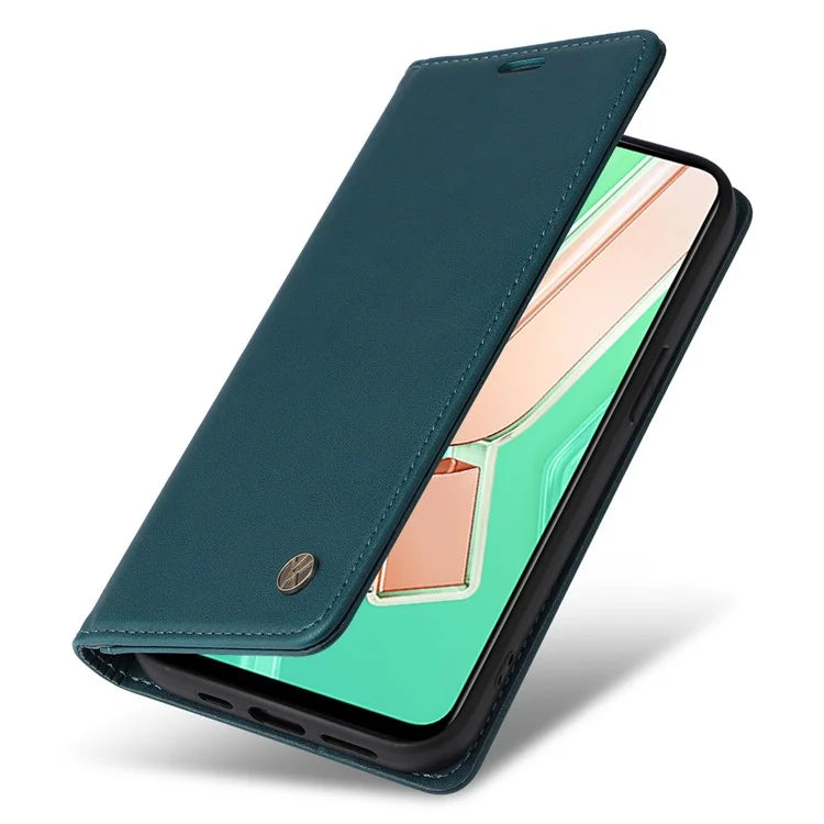 YIKATU YK-001 For vivo Y28 4G Case Card Slot Stand Leather Phone Cover Strong Magnetic