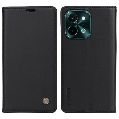 YIKATU YK-001 For vivo Y28 4G Case Card Slot Stand Leather Phone Cover Strong Magnetic
